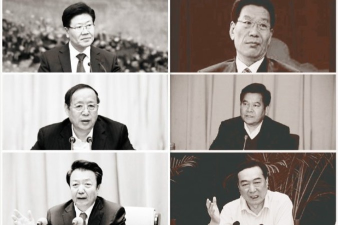 上左:張春賢氏、上右:徐守盛氏、中左:王学軍氏、中右:李紀恒氏、下左:王君氏、下右:陳全国氏(大紀元、合成写真)