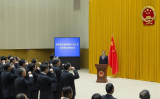 9月18日午前、李克強首相は北京で行われた官僚の就任宣誓に立ち会った（写真/人民報）
