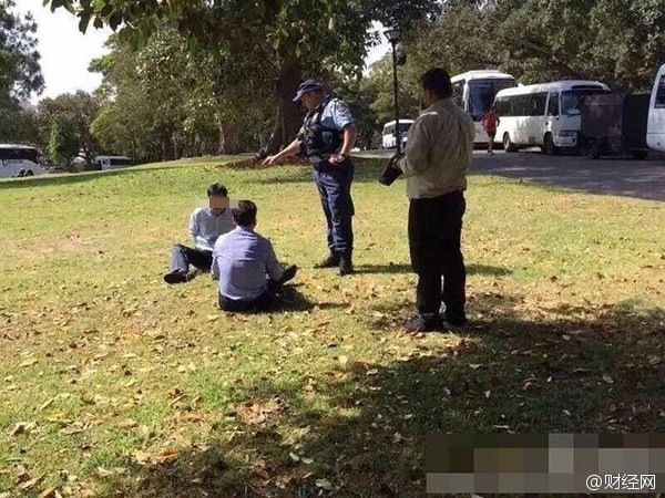 中国人旅行客は、シドニー国立植物園のなかで、人前で排泄したとして、オーストラリアの地方警察に身柄を拘束された。(ネット写真)