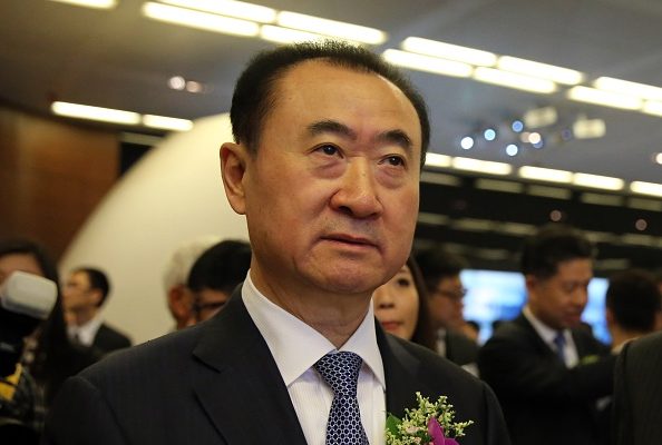 不利な報道が相次いだ大連万達集団(ワンダ・グループ)の王健林会長。(Isaac Lawrence/AFP/Getty Images)