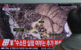 2016年4月、韓国のテレビが北朝鮮の核実験施設の衛星写真を報道（VOA）