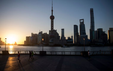 上海市外灘（JOHANNES EISELE/AFP/Getty Images）