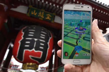 日本語表示のゲームソフトは8日から淘宝で販売禁止となった。(Photo by TORU YAMANAKA/AFP/Getty Images)