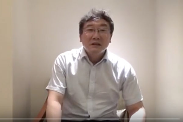 昨年12月末、中国最高裁の重要裁判記録がなくなったことを告発した最高裁の王林清裁判官(スクリーンショット)