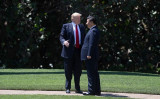 2017年4月、中国の習近平国家主席が訪米し、トランプ米大統領と首脳会談を行った（JIM WATSON/AFP/Getty Images）