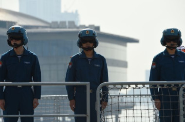 南シナ海で中国軍がミサイル発射した。米専門家は早急に抑止を呼び掛ける(GettyImages)