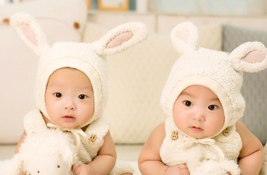 双子の赤ちゃんの愛らしい動画が大人気