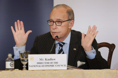 米トランプ政権の国家経済委員会ラリー・クドロー(Larry Kudlow)委員長(GettyImages)