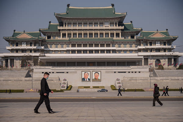 北朝鮮・ピョンヤンにある金日成広場（KIM WON JIN/AFP via Getty Images）