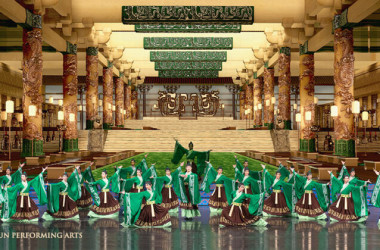 中国古典舞踊を踊る神韻芸術団のダンサーたち(神韻芸術団)