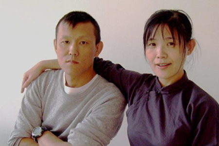 法輪功学習者・于宙さんと妻の許那さん（明慧ネット）