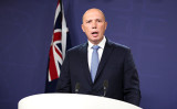 オーストラリアのピーター・ダットン国防相（Cameron Spencer/Getty Images）