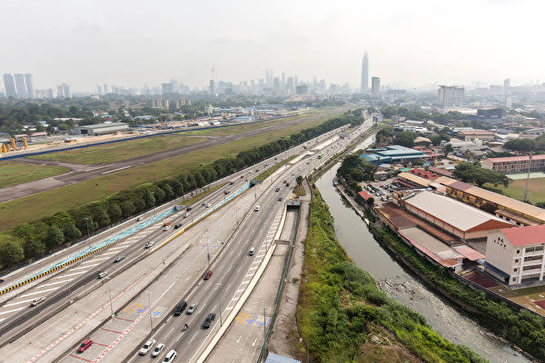 マレーシア複合商業施設「バンダル・マレーシア」の建設予定地(Ore Huiying/Getty Images)