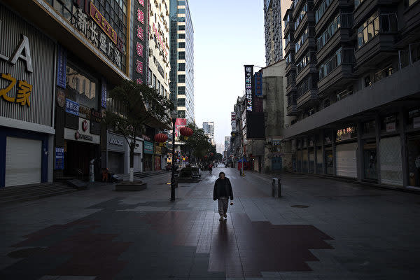 2020年3月、武漢市内で撮影(GettyImages)