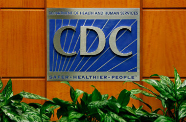 米疾病対策センター(CDC)のロゴ(Kevin C. Cox/Getty Images)