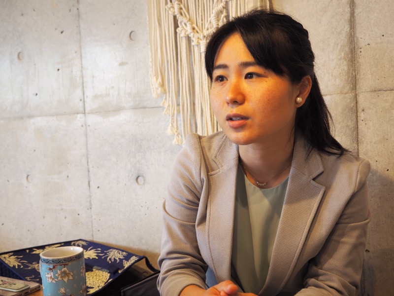 我那覇真子氏(撮影・新嘉真)