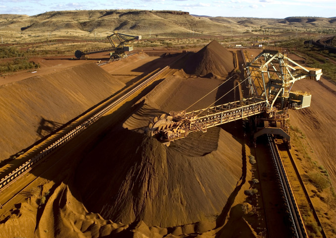 西オーストラリア州ピルバラ地域のトムプライス鉄鉱石鉱山（Getty lmages）
