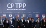 CPTPP加盟国の代表 （CLAUDIO REYES/AFP via Getty Images）