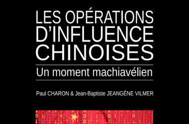 中国政府の対外工作の実態を明かす長編報告書のカバーのスクリーンショット(フランス軍事学校戦略研究所(IRSEM))