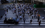9月30日、大阪市内の様子。参考写真 （Photo by Buddhika Weerasinghe/Getty Images）