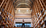早稲田大学国際文学館（Photo by PHILIP FONG/AFP via Getty Images）
