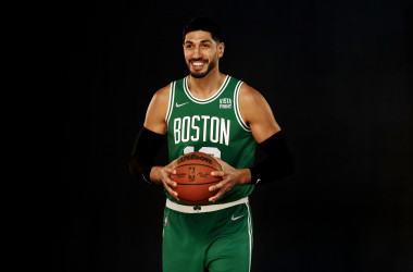 米プロバスケットボール（NBA）セルティックス所属のエネス・カンター（Enes Kanter）選手（Omar Rawlings/Getty Images）