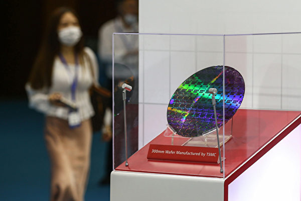 中国南京市で開催された2020 国際半導体博覧会の一部（STR/AFP via Getty Images ）