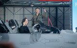 最新式のF16V戦闘機に搭乗する蔡英文総統（台湾総統府提供）