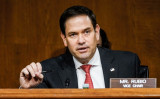 マルコ・ルビオ上院議員（フロリダ州選出）＝2021年2月23日、ワシントンのキャピトル・ヒルにて（Drew Anger/Pool/AFP via Getty Images）