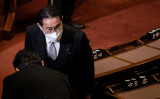 岸田首相は17日夜に日米首脳会談を行う。1月17日撮影。（Photo by PHILIP FONG/AFP via Getty Images）
