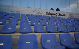 北京冬季オリンピックの競技場の一角（Noel Celis/AFP）