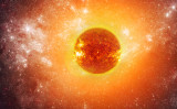 画像は、NASAが提供する太陽の写真です。（Shutterstock）